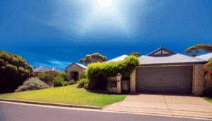 Suburban Home with Secure Garage Door in South Australia