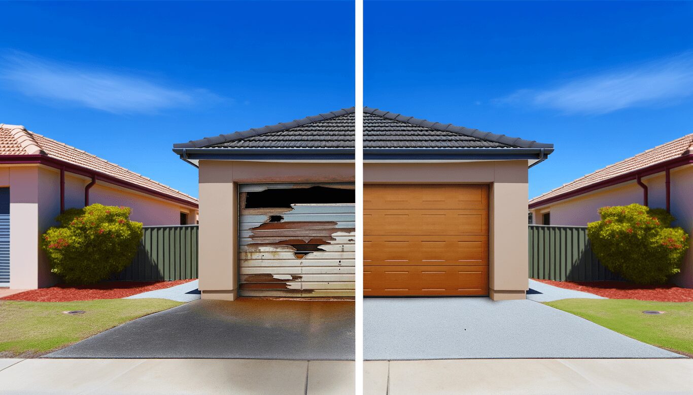 Garage Door Repair vs Replacement: Visual Comparison