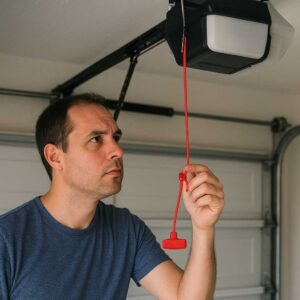 Emergency Garage Door Release Location